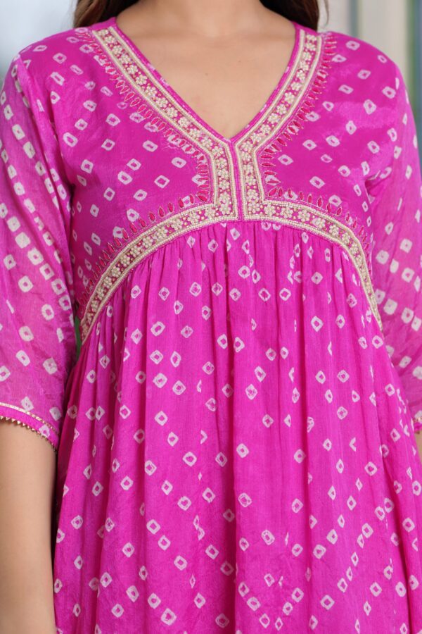 Trendy Bandhej and lehriya alia sets - Image 5