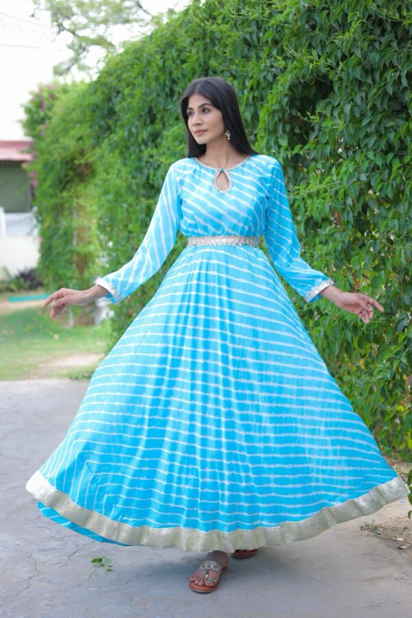 Stunning Lehriya Gown